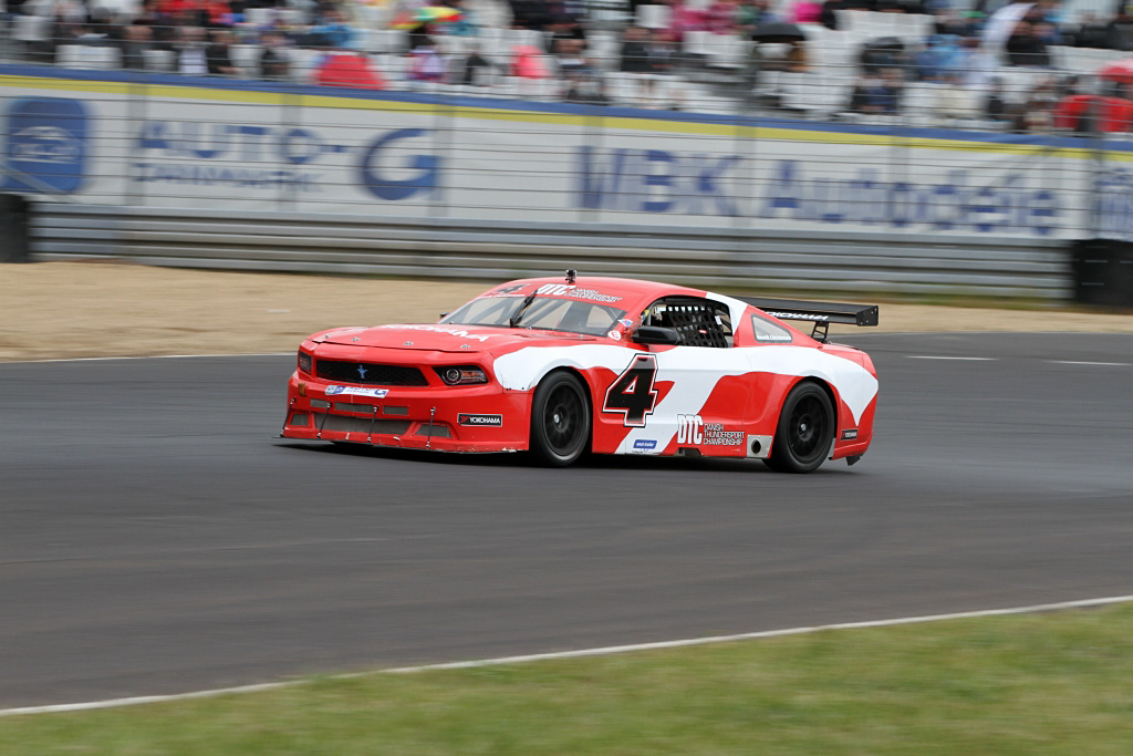 I samarbejde med dæk-leverandør Yokohama skal Michel Nykjær køre denne Ford Mustang til GP Danmark